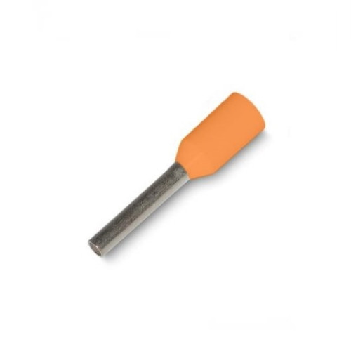 Наконечник изолированный НШвИ 0.5-8, оранжевый