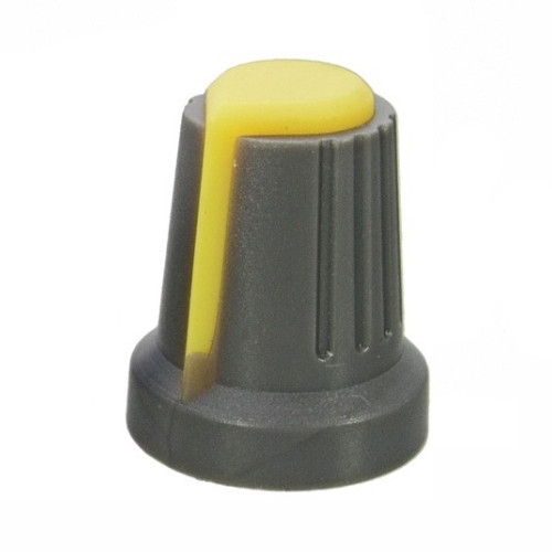 Ручка для потенциометра 6mm RR4817 желтая