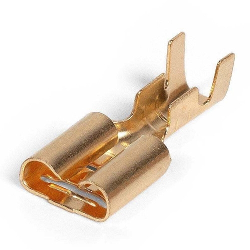 Разъем плоский под двойной обжим, неизолированный