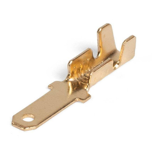 Разъем плоский под двойной обжим, неизолированный