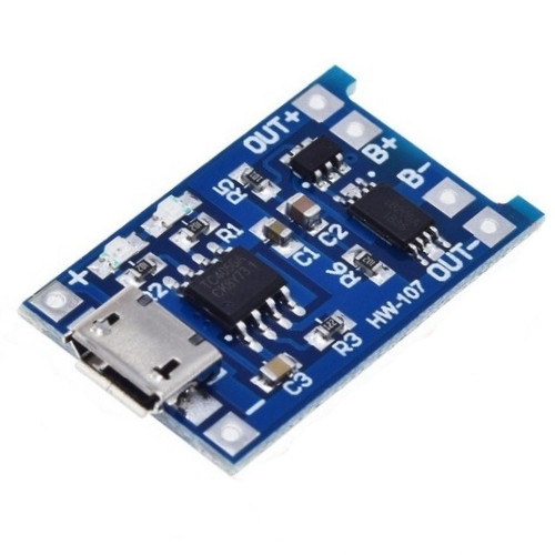 TP4056 – плата заряда Li-Ion АКБ(с защитой) MicroUSB