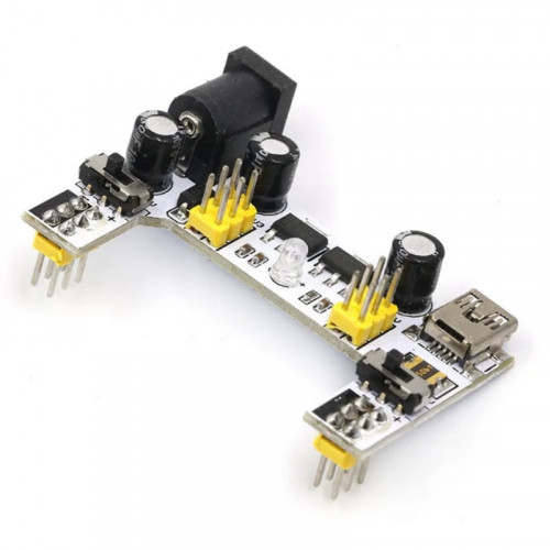 Модуль питания для макетной платы белый