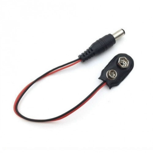 Переходник 9 вольт крона - разъем 5.5*2.1мм