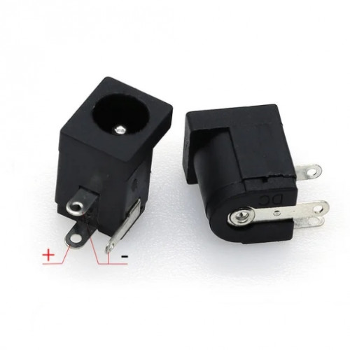 Разъём питания 5.5х2.1mm "мама" DC-005