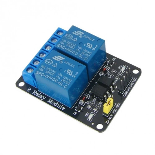Модуль реле 2 канала 5V