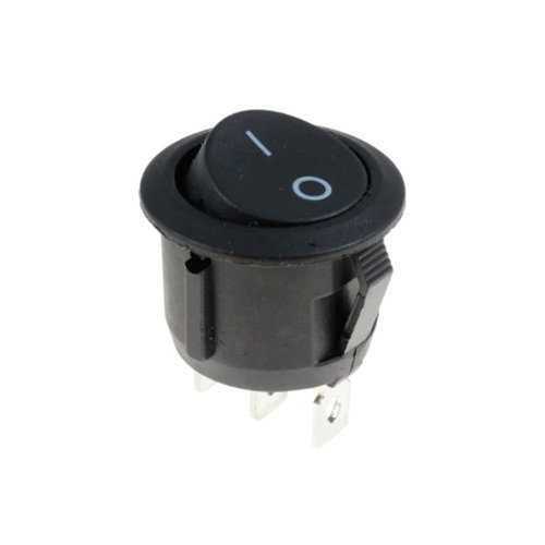 Клавишный переключатель KCD1-101-5-C3-B/2P черный