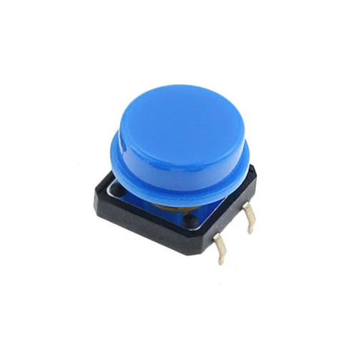 Кнопка тактовая 12 х12 мм синяя