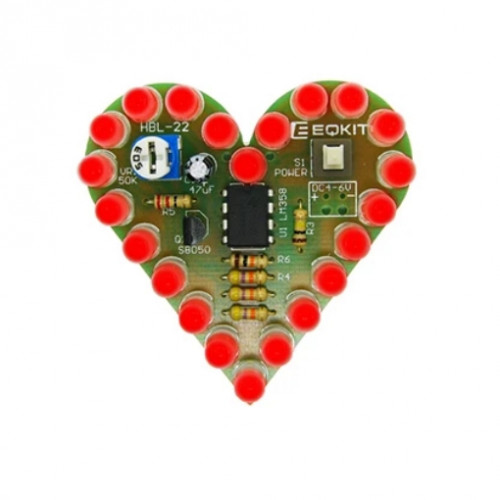 Набор для пайки, "Сердце" красное