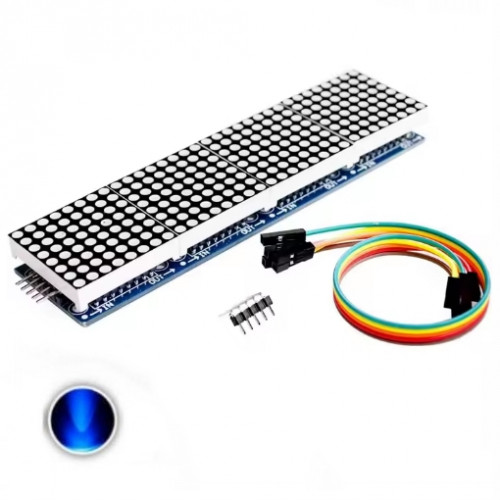 Матрица MAX7219 4 в 1 синяя