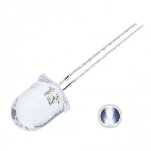 Светодиод 10 мм белый